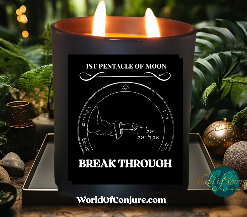 BREAKTHROUGH | King Solomon 1st Pentacle of the Moon Ritual Candle Kit