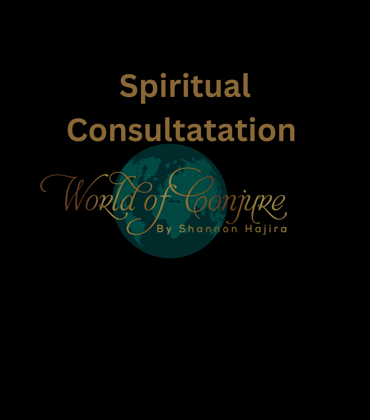 1 ON 1 SPIRITUAL CONSULTATION