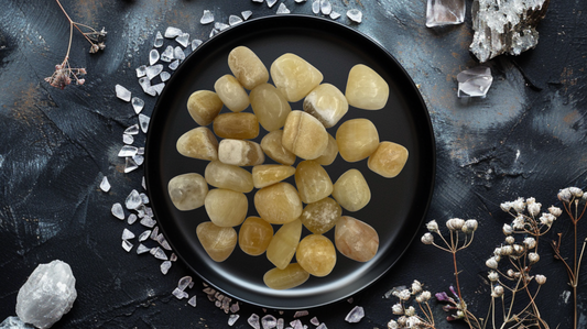 Tumbled Yellow Calcite