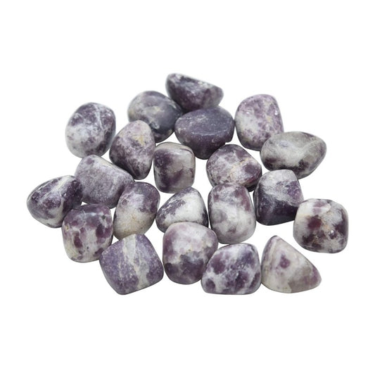 Tumbled lepidolite